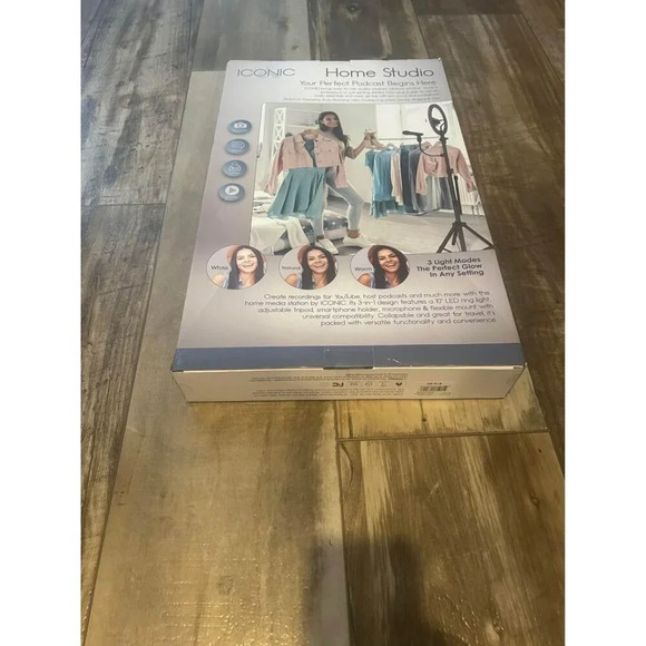 new sealed 10”ring‎ station &media station with microphone​ - Picture 2 of 3